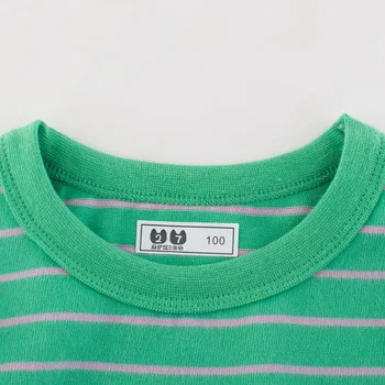 Vaikai Aukščiausios kokybės marškinėliai kūdikių Apačioje Marškinėliai Grynos Medvilnės mergina Viršuje Berniukas drabužius tees factory outlet didmeninė Vaikų drabužiai