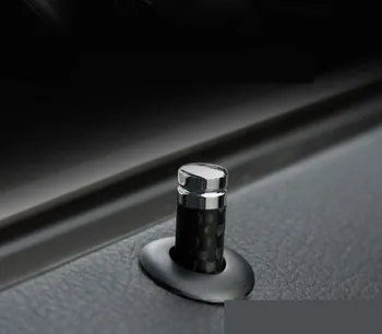 4X Anglies Pluošto Durų Užraktas Stick Pin Bžūp Automobilio Interjero Stilius už Mazda 2 3 5 6 CX-3 CX-4 CX-5 CX5 CX-7 CX-9 Atenza Axela