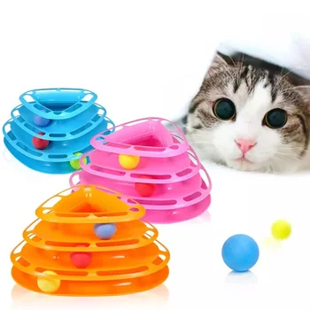 Mažylis Naminių Kačių Interaktyvus Crazy Ball Disko Pramogų Plokštė Trilaminar Juokinga Kamuolys Disko Žaislai