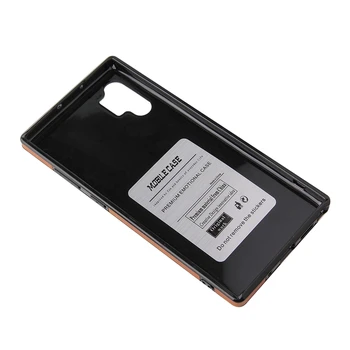 Retro Odos Magnetinio Atgal Case for Samsung Note 10 plius Su Kortelių Lizdai Stovo Laikiklį Atgal Case for Samsung Galaxy S10 10 Pastaba