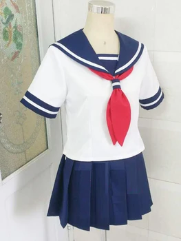 Anime Gintama cosplay Kagura Japonijos mokyklinę uniformą merginos sailor dress helovinas kostiumas apranga užsakymą