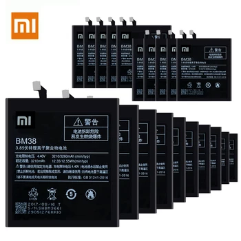 20PCS Originalios Baterijos BM38 Už Xiaomi Mi 4S M4s Telefono Bateriją Nekilnojamojo Talpos Įkraunamas Batteria Akku 3260mAh