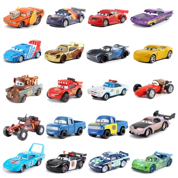Disney Pixar Lenktynės 3 Žaibas McQueen Jackson Audra Saligidor Baltos Policijos lieto Metalo 1:55 Lydinio Modelis Žaislas Automobilis Dovana