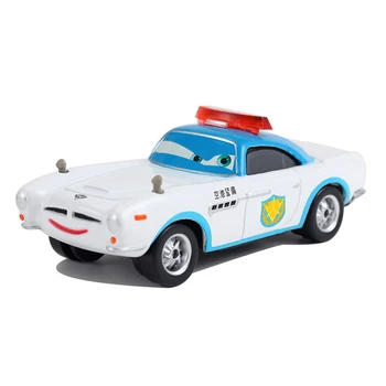 Disney Pixar Lenktynės 3 Žaibas McQueen Jackson Audra Saligidor Baltos Policijos lieto Metalo 1:55 Lydinio Modelis Žaislas Automobilis Dovana
