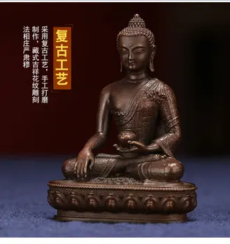 Budizmas Budistų kišenėje Kelionės Nešiotis papildomas talismanas palaiminti saugos sėkmės Tibeto Rankų darbo Sakyamuni Budos statula