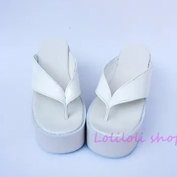Princesė saldus lolita batai, Japonų dizainas, pritaikytas specialiųjų formos balta fifo Kryžiaus susieti platformos basutės an1242