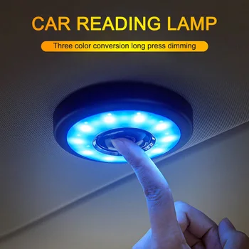Automobilio Salono LED Skaitymo Šviesa Automatinė USB Įkrovimo Stogo Automobilio Saulės Kamieno Transporto priemonės Interjero Stogo Šviesos