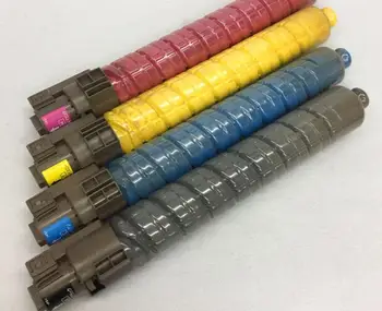 2018 naujos suderinamos spalvos dažų kasečių komplektas ricoh Aficio MP C4501 C5501A kopijuoklių kasečių eksploatacinių medžiagų KCMY 4pcs/set