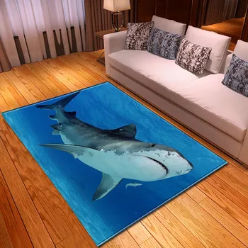Mados vandenyno rykliai kambarį kilimas vaikų nuskaitymo minkštos grindų kilimėlis virtuvėje, staliukas, kilimas namų puošybai 3D gyvenimo r