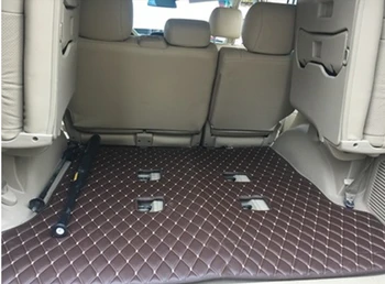 Geras kilimėliai! Specialių grindų kilimėliai & bagažinės kilimėlis Toyota Land Cruiser 120 Prado 7 sėdimos vietos 2009-2002 vandeniui kilimai,Nemokamas pristatymas