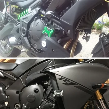 Pora Motociklo Urvas Rėmo Slankiklį Variklio Dangtis Avarijos Pagalvėlės Apsaugos Aliuminio lydinio Yamaha YZF600 YZF-R6 R6 2017 2018