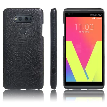 Dėl LG V20 Atveju LG V20 Padengti Sunku Krokodilas PU Odos Telefoną Atveju LG V20 H990DS H990 N F800 F800K F800L LGV20 Dual Atveju