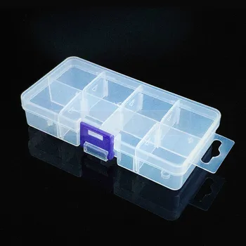 Plastikinę Dėžutę, Praktinių Reguliuojamas Kameros Papuošalai, Auskarai Granulių laikymo atveju Varžtas Turėtojas Atveju Ekranas Organizatorius Bakas