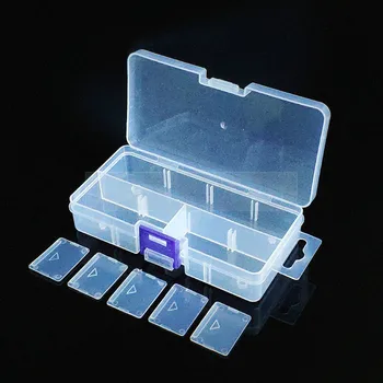 Plastikinę Dėžutę, Praktinių Reguliuojamas Kameros Papuošalai, Auskarai Granulių laikymo atveju Varžtas Turėtojas Atveju Ekranas Organizatorius Bakas