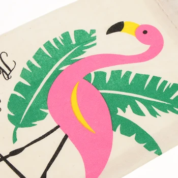 20pcs Flamingo Ačiū Medvilnės Skalbiniai Papuošalų Maišelis Raišteliu Maišelis Už