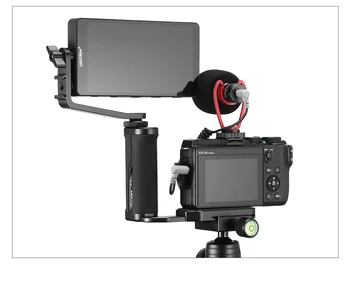 UURig R043 Micro-SLR fotoaparatas universalaus daugiafunkcinio Taip pat žinomas kaip uosto bazės kairėje rankinės rankena plėtra aksesuaras Kamera Vlogging