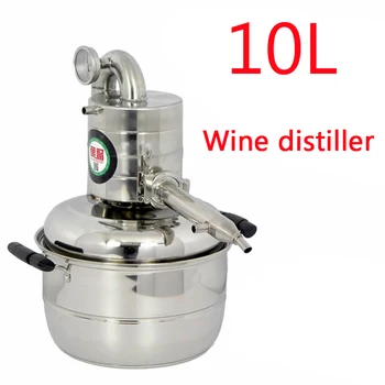 1pc 10L Vandens Alkoholio Distiliuotojui Namų mažų Užvirinti Rinkinys Dar Vyno gamybos alaus mašina, distiliavimo įrangą 110/220V