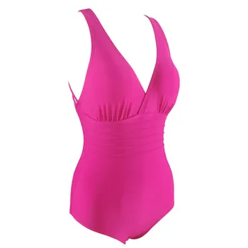 2019 Moterų maudymosi kostiumėlį Ponios Plaukimo Kostiumas Seksuali Moteris Bandge vientisas Bikini vientisos Spalvos Backless maudymosi Kostiumėliai Paplūdimio Tankini