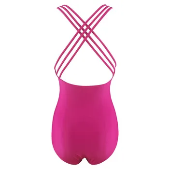 2019 Moterų maudymosi kostiumėlį Ponios Plaukimo Kostiumas Seksuali Moteris Bandge vientisas Bikini vientisos Spalvos Backless maudymosi Kostiumėliai Paplūdimio Tankini
