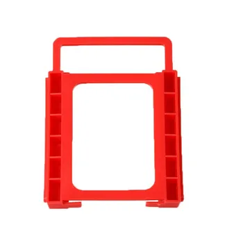 2.5 Į 3.5 colių HDD Kietąjį Diską Stovo Tvirtinimo Laikiklio Adapterio Doko Savininkas Plastikų Raudona Nešiojamojo KOMPIUTERIO SSD Turėtojas