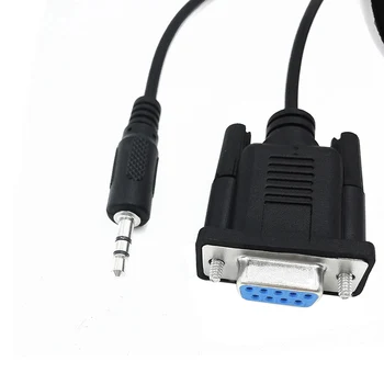 DB9 9 Pin VGA female kabelio ,DB 9 moterį, TRS 3.5 mm (1/8v) TRS Stereo Male Serijos Duomenų Kabelį-6 Metrų