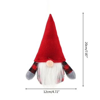 Kalėdų Švedijos Gnome Santa Pliušinis Lėlės Dovanos Kabinti Kalėdų Eglučių Papuošalai