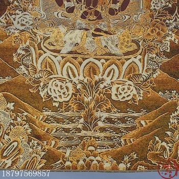 Kalėdų Tangkazangka Tibeto Budizmas šilko siuvinėjimo brokatas tapybos Nepalo keturi ginkluoti Guanyin Budos statula helovinas