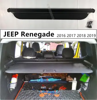 Galinės bagažo skyriaus Dangtis Apsaugos Skydas JEEP Renegade 2016 2017 2018 2019 Aukštos Qualit Auto Priedai