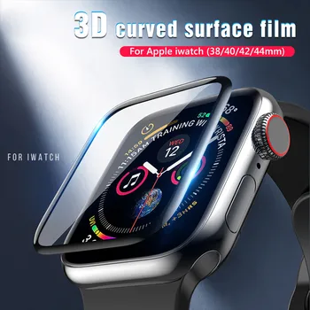Apsauginė Plėvelė Apple Žiūrėti Serijos 6 5 SE 4 3 2 1 iwatch Screen Protector, 44mm Stiklo, PET Smart Žiūrėti Raštas Pantalla