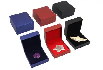 60pcs/daug Papuošalų Dėžutė Sages/Badge/Progines Monetas/Medalis Sandėliavimo Dėžės, Pakuotė Ekranas Kolektyvinio Turėtojas Dovanų Dėžutės