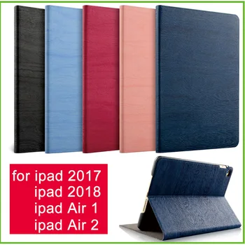 IPad 2 Oro Oro 1 Atvejis Naujas iPad 2017 2018 9.7 colių Paprastumo PU Odos Smart Cover 