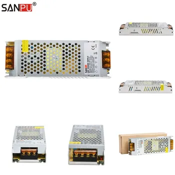 Didmeninė 60pcs/daug SANPU LED Maitinimo šaltiniai Vienetų, 150 W, 24 V, 6 A SMPS AC/DC 24Volt Transformatoriai IP20 Vairuotojai DC24V CL150-W1V24