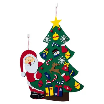 PASIDARYK pats Jaučiau, Kalėdų Eglutė Dirbtinis Medis Su Snowmen Snaigės 26Pcs Nuimamas Ornamentu Sienos Pakabukas Kalėdinis Namų Dekoras