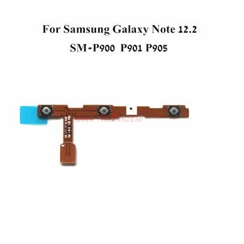 Originalus Maitinimo pusėje mygtukai Flex kabelis Samsung Galaxy Note 12.2 SM-P900 P900 P901 P905 ON OFF Apimties Garso+- valdymo mygtuką FPC