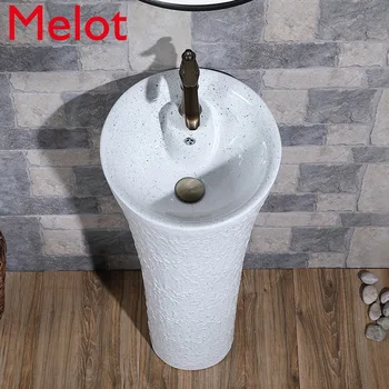 Tualetas stulpelyje tipas praustuvas buitinės kolonėlės baseino keramikos integruota praustuvas skiltyje platforma baseino grindų tipas skiltyje Baseino