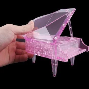 3D Kristalų Fortepijonas Blokai Įspūdį Vaikams Dėlionė 