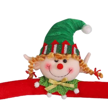 Kalėdų Užuolaidų Sagtis Bakų Tvirtinimo Langų Dekoracijas, Animacinių Filmų Kalėdų Lėlės, Žaislai