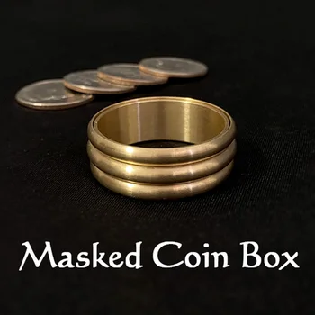 Užmaskuotas Monetų Dėžutė Magija Gudrybės Box Paslaptis Magie Gatvės Arti Magia Iliuzija Gudrybė Prekėms Gaminti Monetos Būgno Lauke Magica