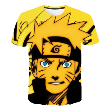 2020 metų Vasaros Vaikų/Jaunimo Kakashi Anime Naruto Marškinėliai Berniukui, Mergina Kūdikių Atsitiktinis Uzumaki/Sasuke Vaikams, T marškiniai, Drabužiai