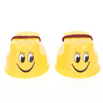 Plastikinės Lauko Pusiausvyros Lavinimo Įranga Šypsena Šokinėja Polių Vaikams Walker Žaislas