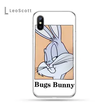 Juokingas Animacinių filmų Bugs Bunny Telefono dėklas Skirtas iphone 12 5 5s se 6 6s 7 8 plus x xs xr 11 pro max Mini