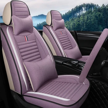 Visiška linų pluošto automobilių sėdynės padengti automobilių sėdynės apima mazda cx3 cx-3 cx5 cx-5 cx7 cx-7 mazda 2 ir mazda 3 bk bl mazda 323