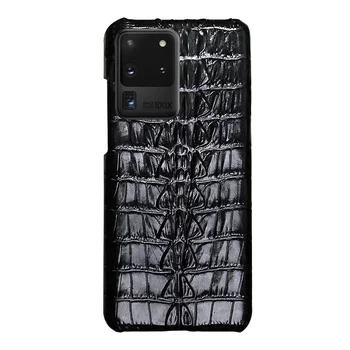 Odinis Telefono dėklas Samsung S20 Ultra S10 S10e S8 S9 S7 Pastaba 8 9 10 20 Plus A20 A30 A50 A70 A51 A71 A8 Krokodilo Uodega Tekstūros