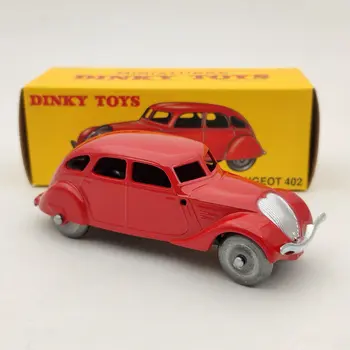 1/43 DeAgostini Dinky Toys 24K P~geot 402 Raudona Diecast Modelių Auto Automobilis Dovanų Kolekcija