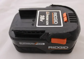 Originalus originalus produktas Ricci Ridgid R840084 18V elektrinis įrankis įkraunama ličio baterija (naudojamų produktų)