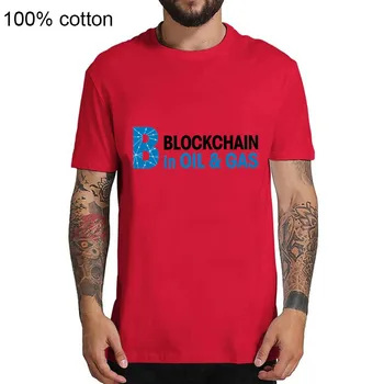 Bitcoin marškinėliai Kriptografijos Blockchain naftos ir dujų Tees Marškinėliai Vyrams Atspausdintas Trumpas Rankovės Užsakymą Viršuje Dizaino Marškinėlius Padėkos Dieną