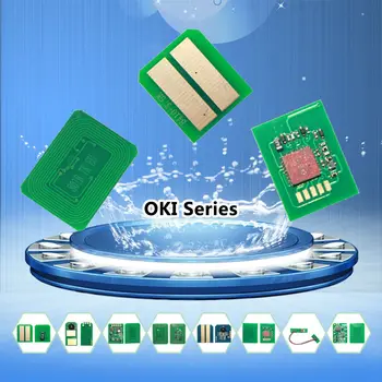 42918981 42918982 42918983 42918984 9600 Kasetė chip reset už OKI C9600 C9650 C9800 C9850 C9800MFP C9850 MFP toner chip MUS