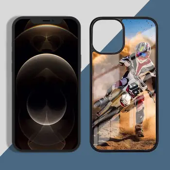 Moto Kirsti Motociklų Sporto Telefono dėklas skirtas iPhone 11 12 pro XS MAX 8 7 6 6S Plus X 5S SE 2020 XR Sunku VNT
