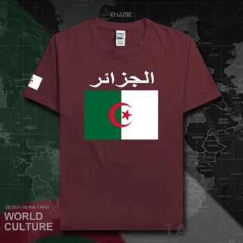 Respublika Alžyras Alžyro Islamo DZA t shirt mens 2017 megztiniai tauta komandos marškinėlius medvilnės t-marškiniai, sporto drabužiai, trišakiai Dzayer