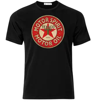 Nauji Medvilniniai Marškinėliai, Texaco Variklio Alyva - Grafikos Medvilnės Marškinėliai T-shirt
